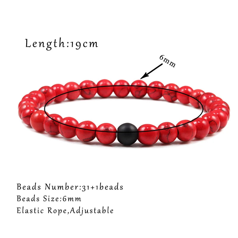 Green Malachite Stone Lava Bracelet