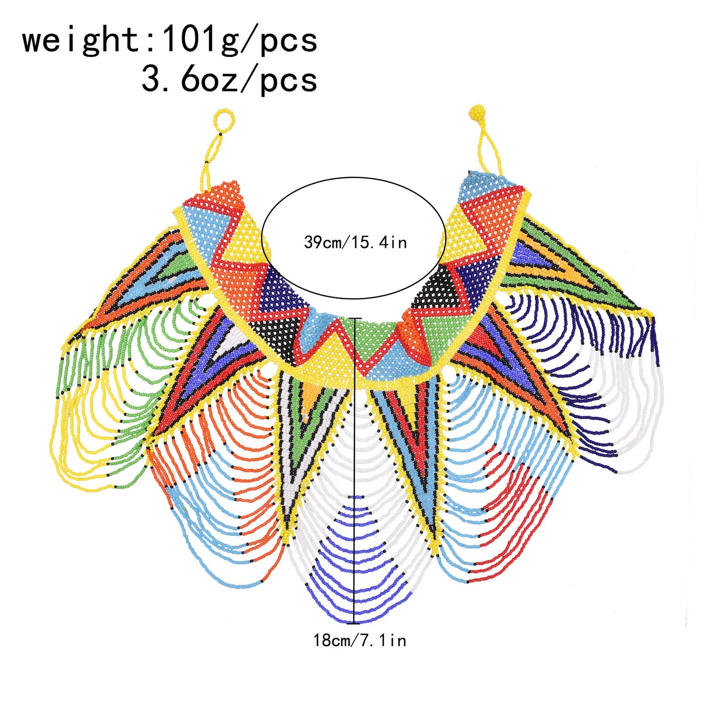 Beaded Necklace Maasai Necklace