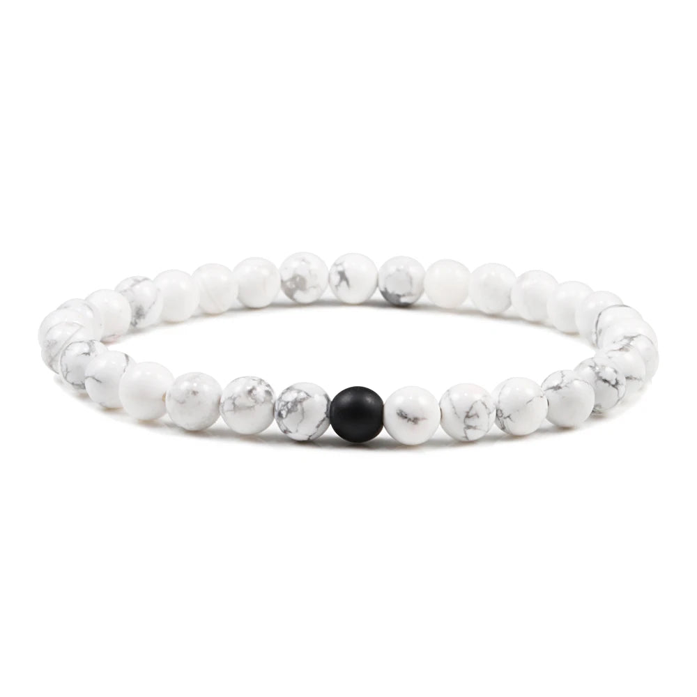 Green Malachite Stone Lava Bracelet