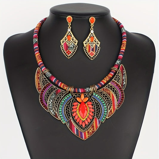 Bohemian Necklace Earring Sets